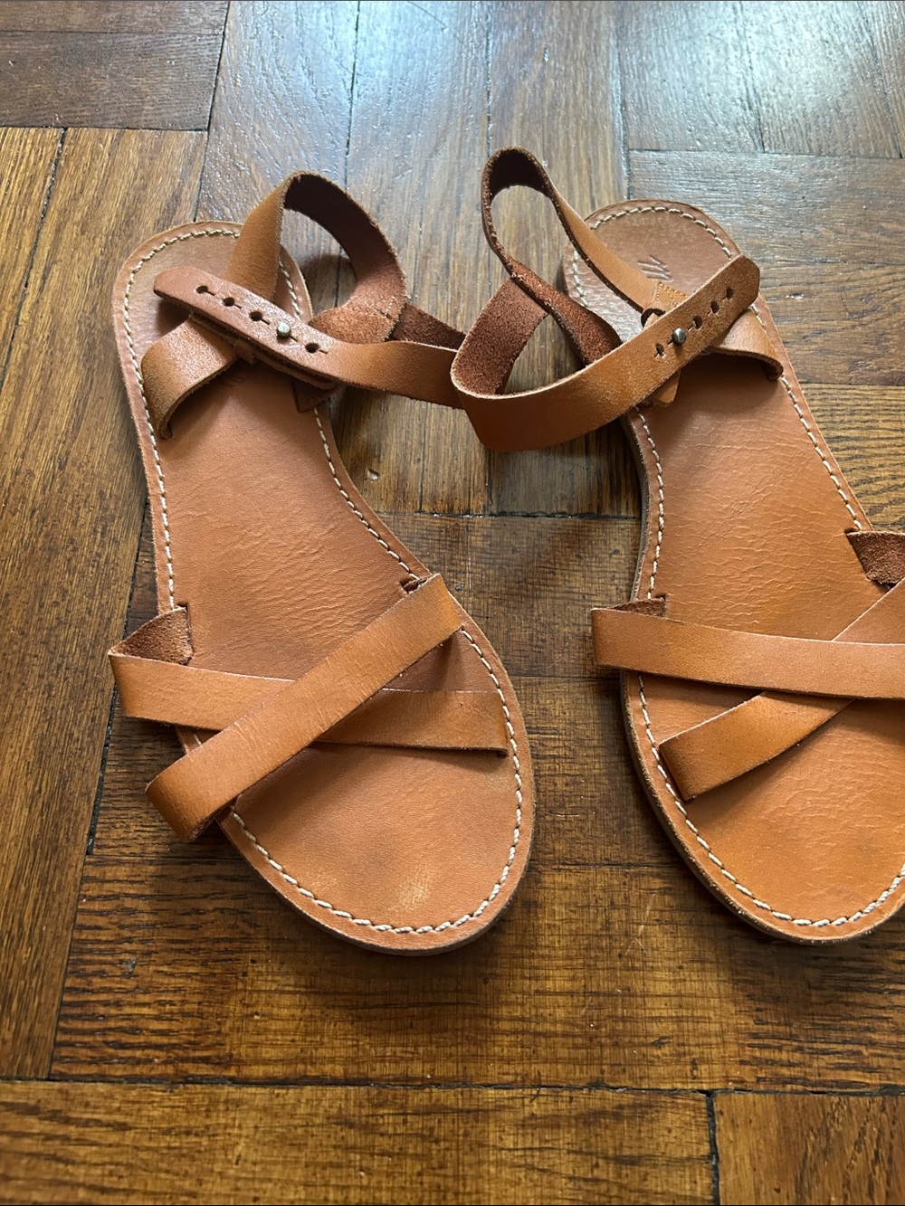 Madewell Tan Leather Sandal